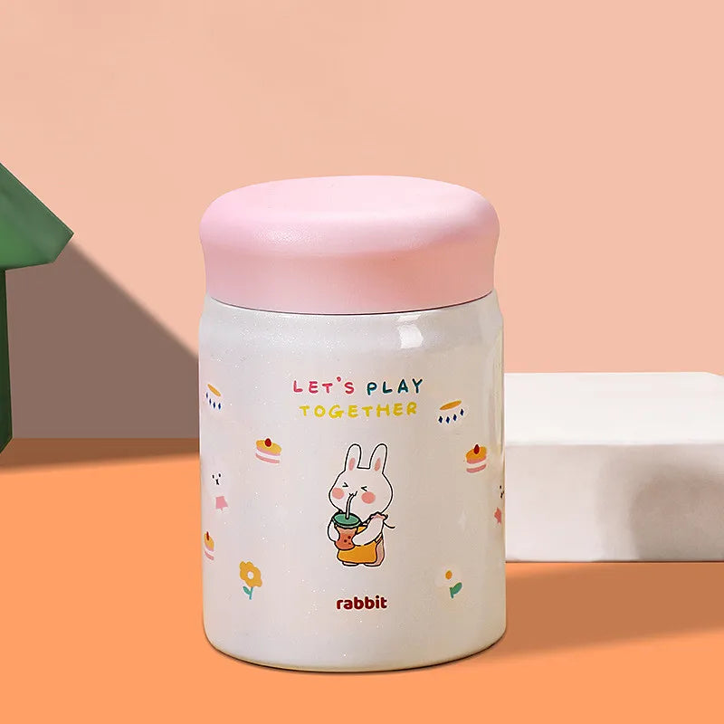 Mini Cartoon Travel Thermos