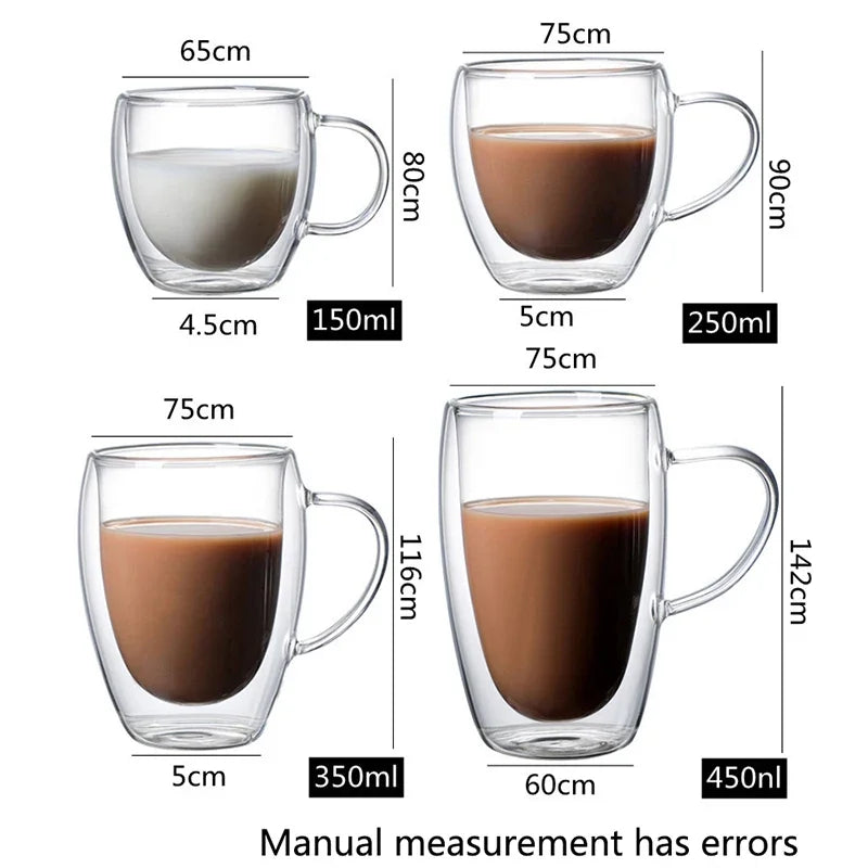 Double Wall Glass Coffee Cup