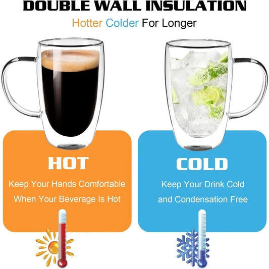 Double Wall Glass Coffee Cup