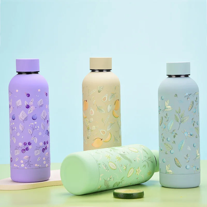 Bright Floral Travel Thermos