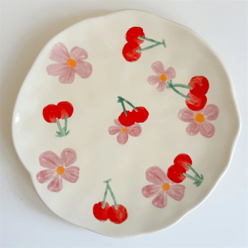 Flower Ceramic Plates