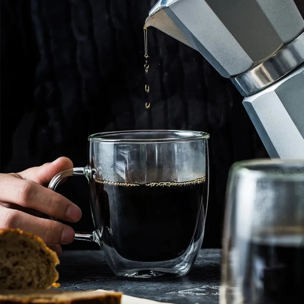 Double Wall Glass Coffee Cup