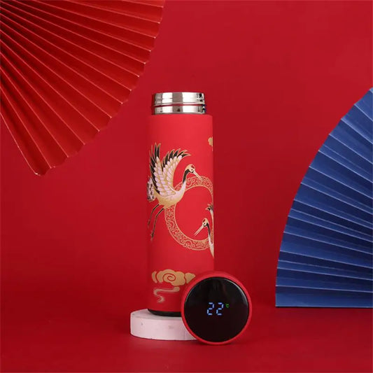 Smart LED Chinese Minimalist Travel Thermos