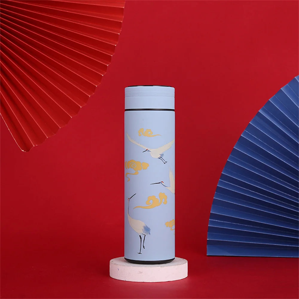 Smart LED Chinese Minimalist Travel Thermos