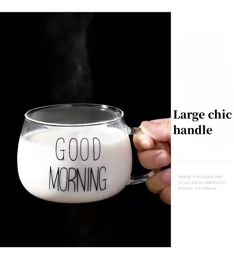 Breakfast Coffee Glass