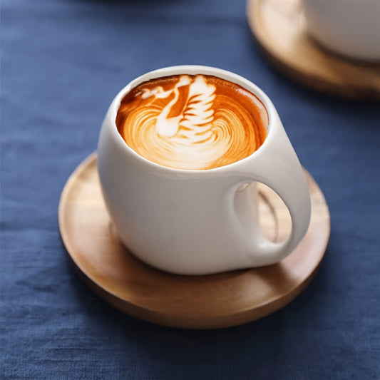 Curved Ceramic with Saucer