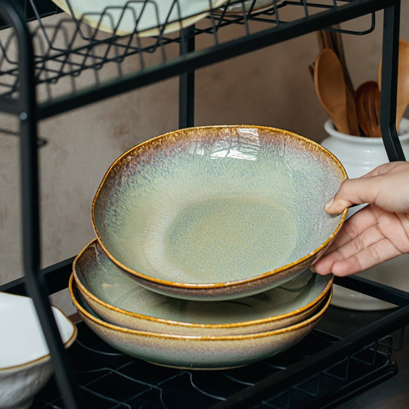 Flame Ceramic Salad Plate