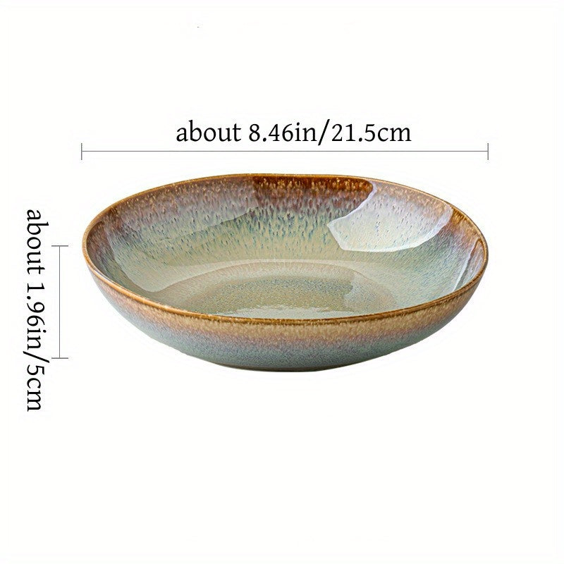 Flame Ceramic Salad Plate