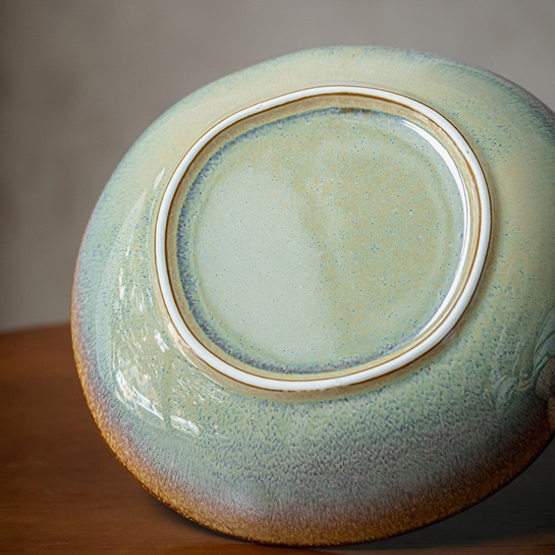 Flame Ceramic Salad Plate