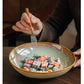 Flame Ceramic Salad Plate