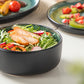 18pcs Dinner Set, Stone Glaze Ceramic Plates in Blue
