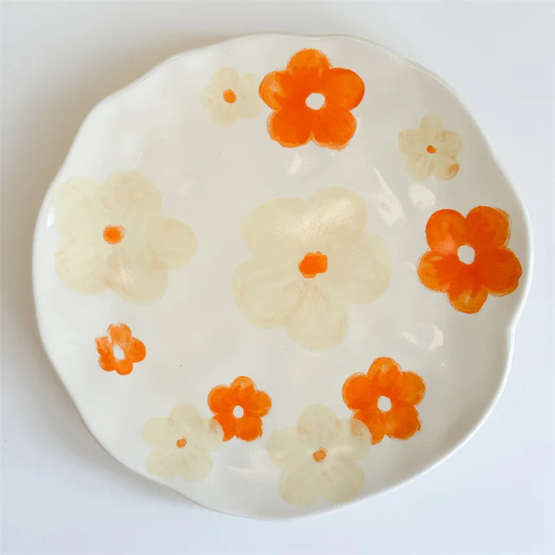 Flower Ceramic Plates