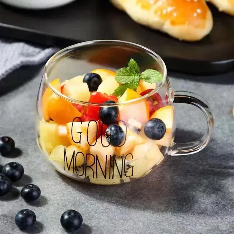 Breakfast Coffee Glass