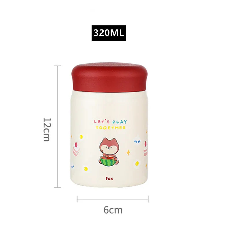 Mini Cartoon Travel Thermos