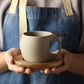 Curved Ceramic Mug