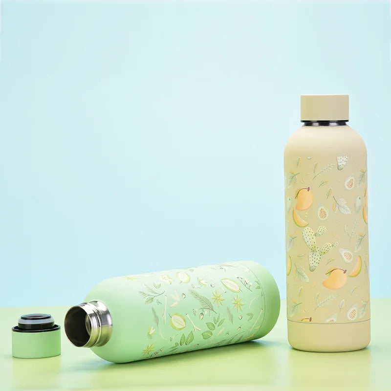 Bright Floral Travel Thermos
