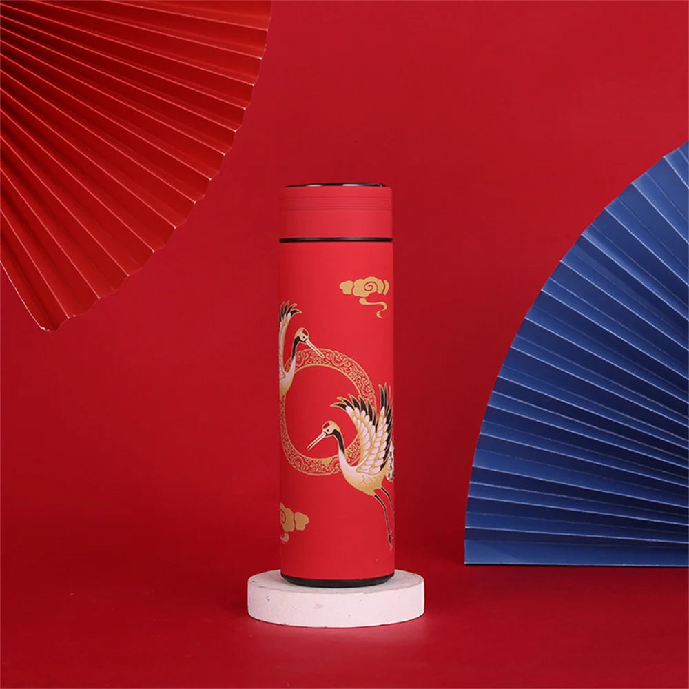 Smart LED Chinese Minimalist Travel Thermos