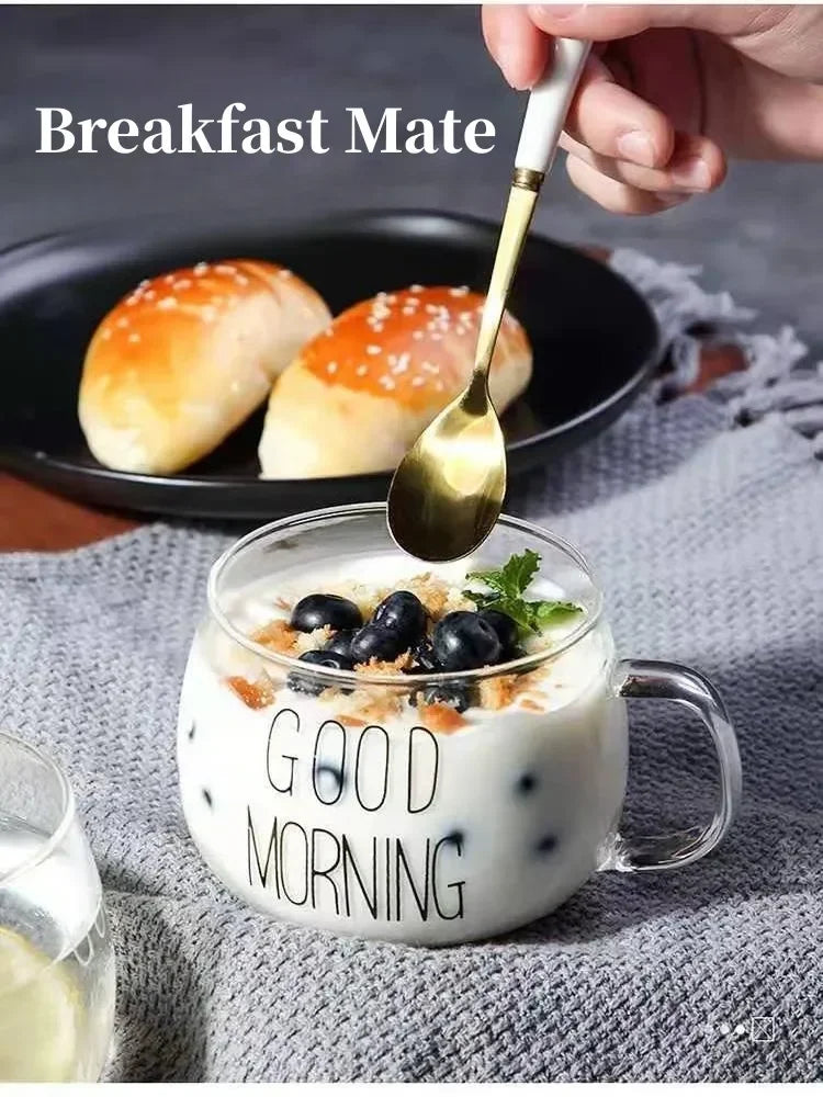 Breakfast Coffee Glass