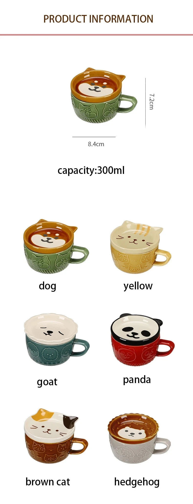 Animal Ceramic Mug