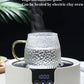 Hammer Pattern Glass Coffee Cup