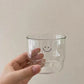 Heart Pattern Latte Glass