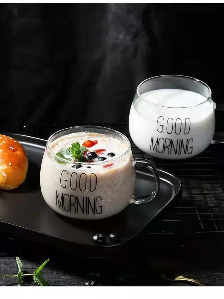Breakfast Coffee Glass