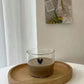 Heart Pattern Latte Glass