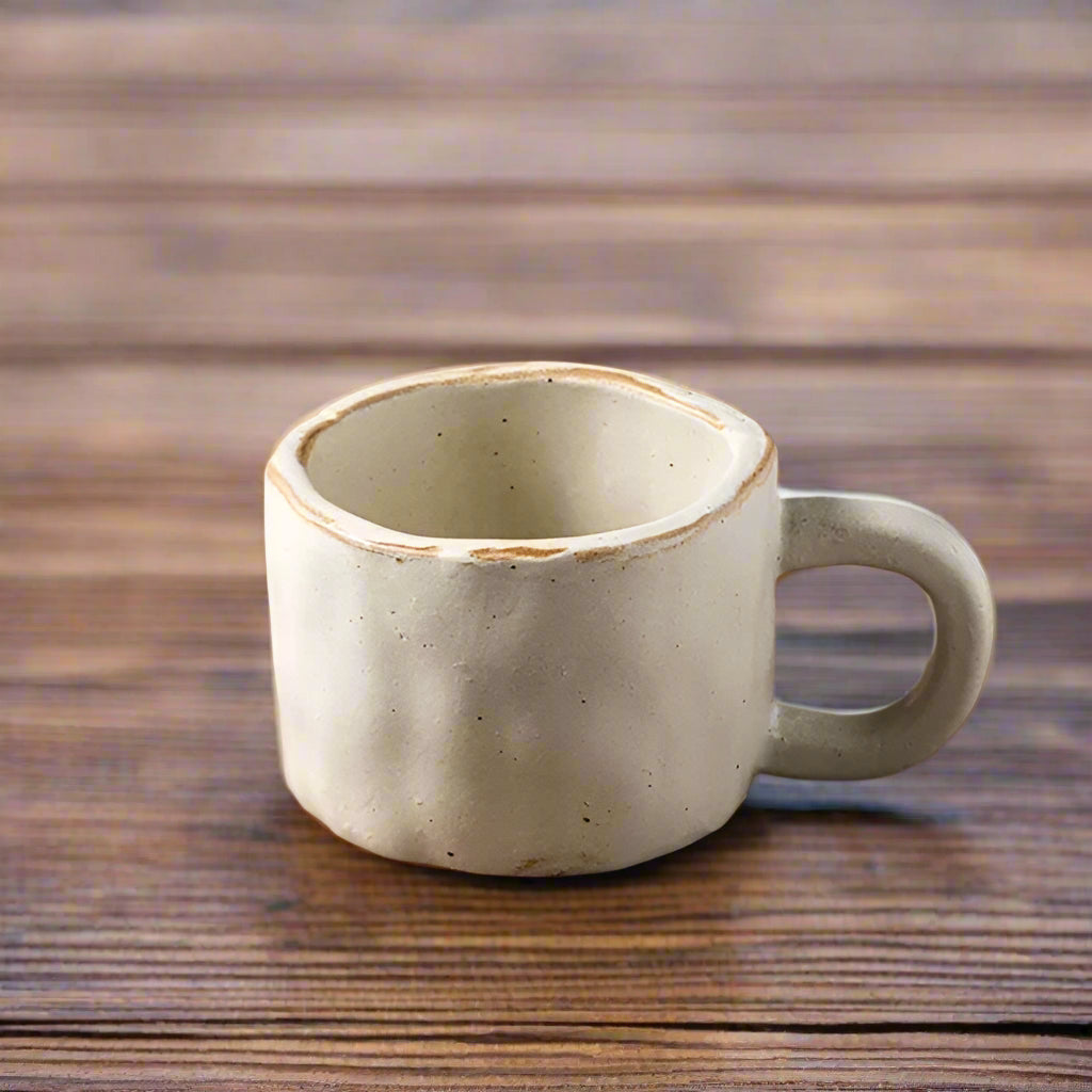 Authentic Cream Ceramic Mug