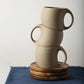 Curved Ceramic Mug