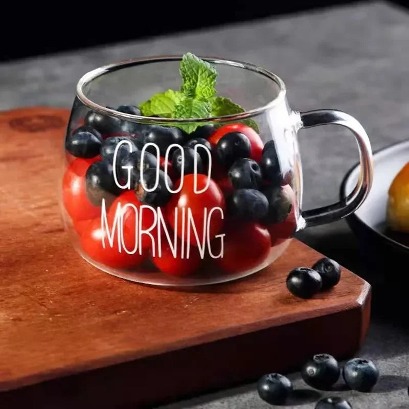 Breakfast Coffee Glass