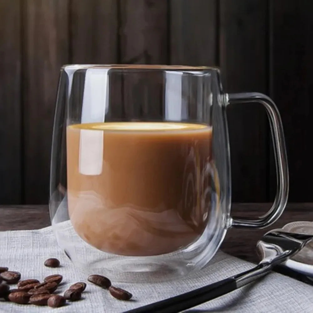 Double Wall Glass Coffee Cup