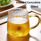 Hammer Pattern Glass Coffee Cup