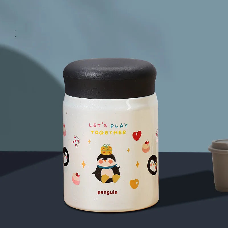 Mini Cartoon Travel Thermos