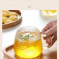 Hammer Pattern Glass Coffee Cup