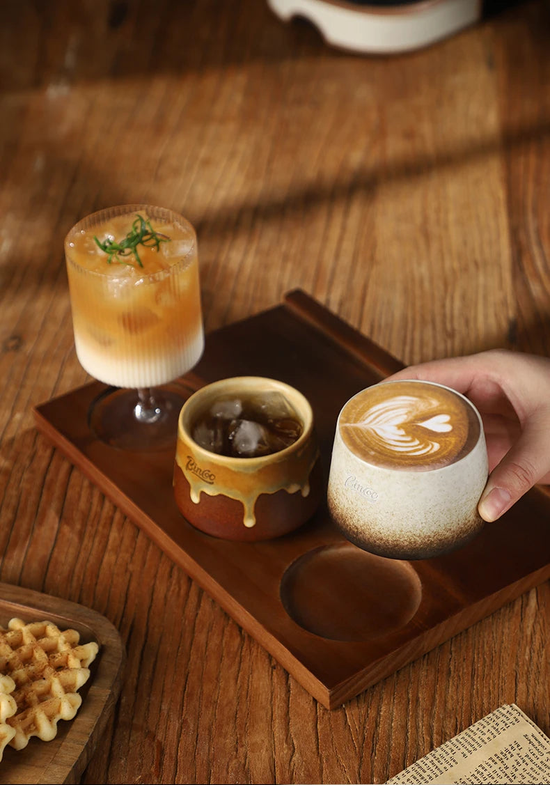 Crusted Design Ceramic Mugs