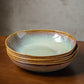 Flame Ceramic Salad Plate
